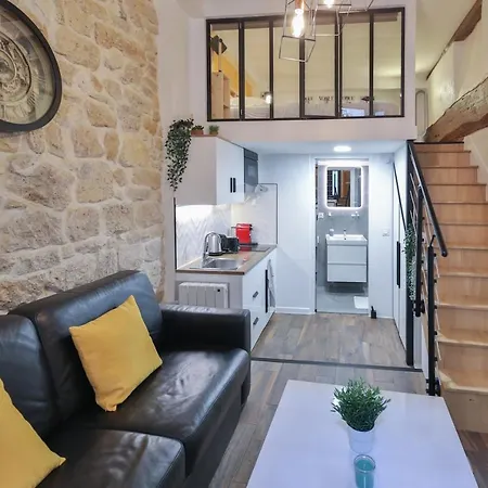 Lägenhet Chloe - Modern Loft Sorbonne Notre-dame Historic Paris