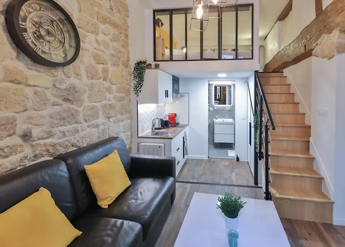 Lägenhet Chloe - Modern Loft Sorbonne Notre-dame Historic Paris