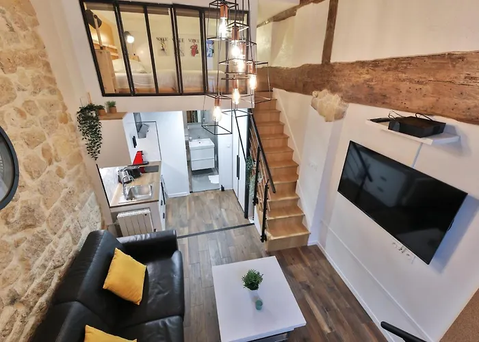 Lägenhet Chloe - Modern Loft Sorbonne Notre-dame Historic Paris
